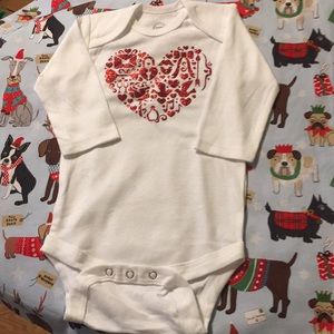 Valentine onesie